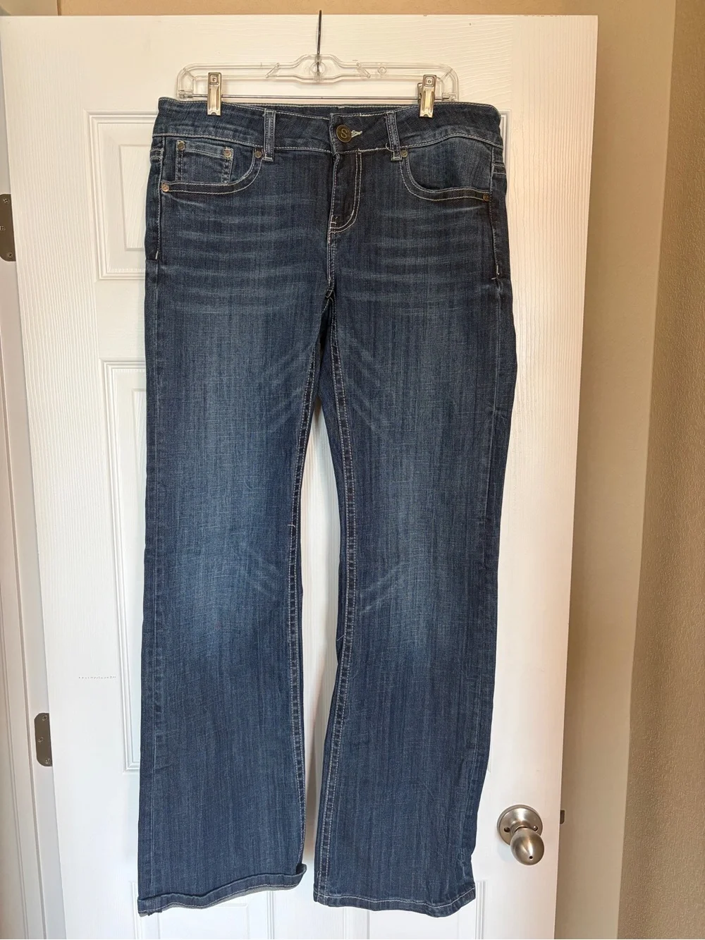Stetson Classic Bootcut Jeans 14 Long Western Stretch Denim M4